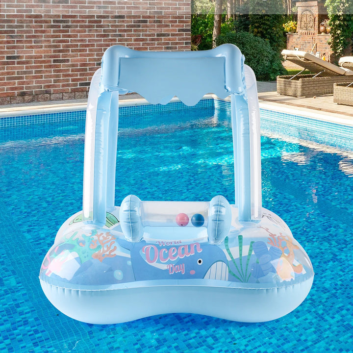 Boia Infantil com Cobertura – Flutuação Segura e Divertida para os Mais Pequenos!