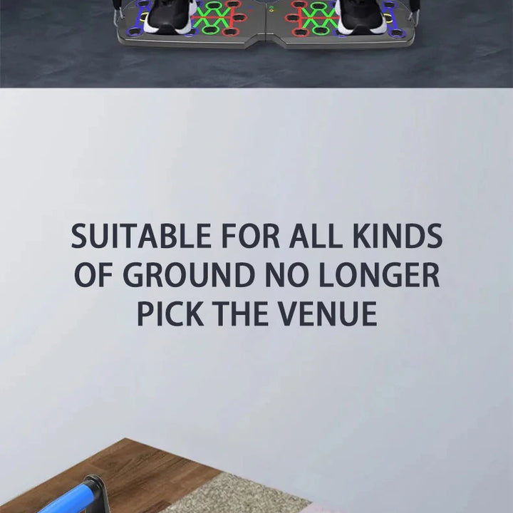 Placa de Flexões Multifuncional Dobrável