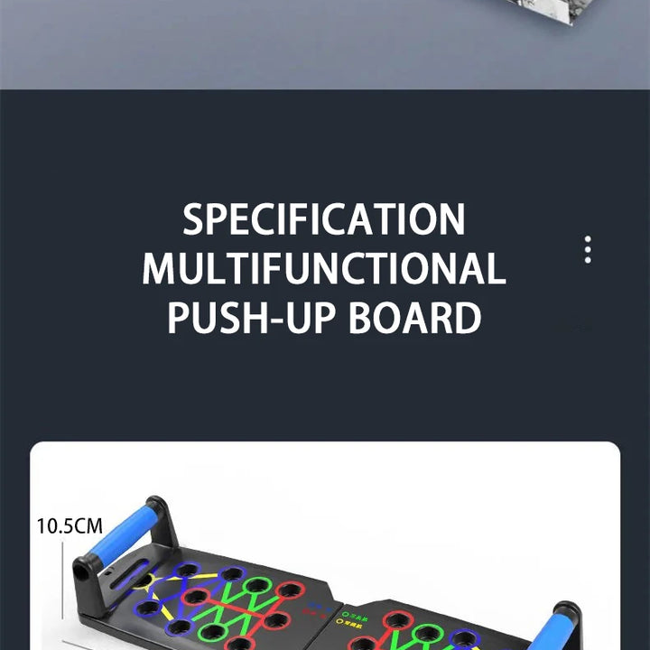 Placa de Flexões Multifuncional Dobrável