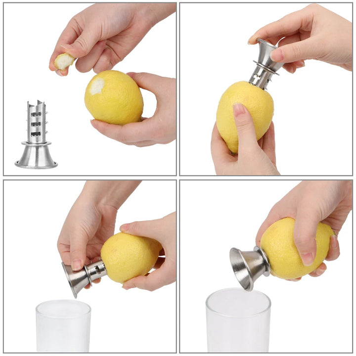 Espremedor Manual de Citrinos em Aço Inoxidável