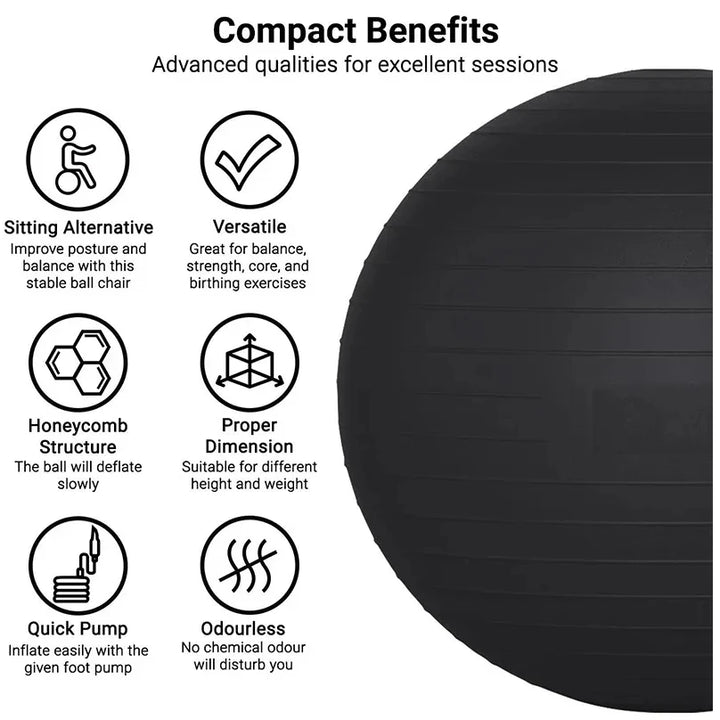 Bola de Exercícios Yoga Balance – 65/75/85cm
