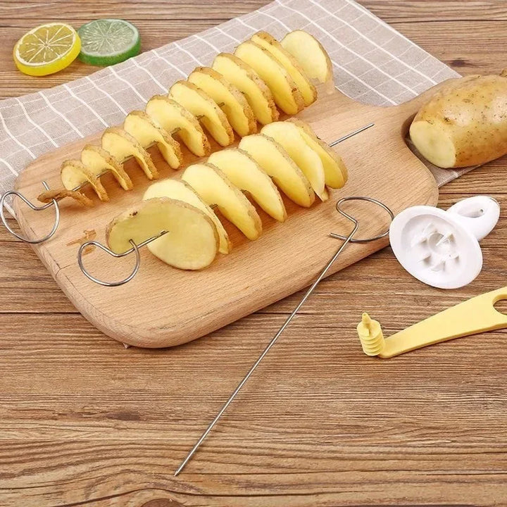 Cortador Espiral de Batata e Legumes