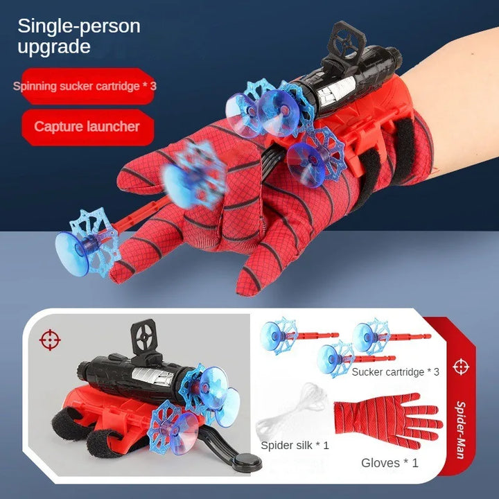 Lançador de Teias do Homem-Aranha + Mini Figura de Ação