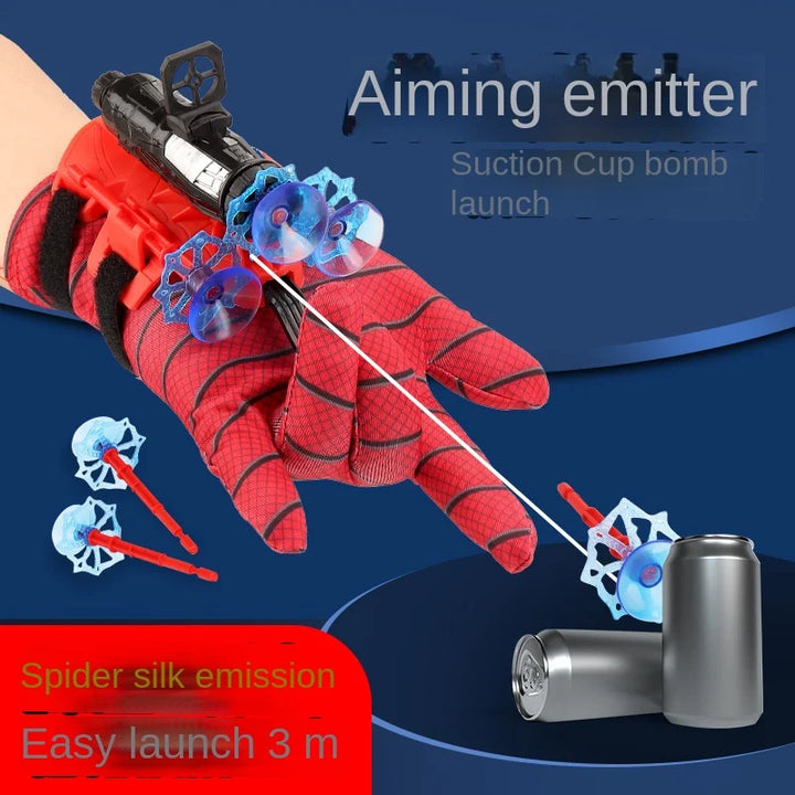 Lançador de Teias do Homem-Aranha + Mini Figura de Ação