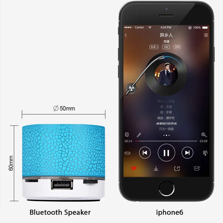 Altifalante Bluetooth Mini