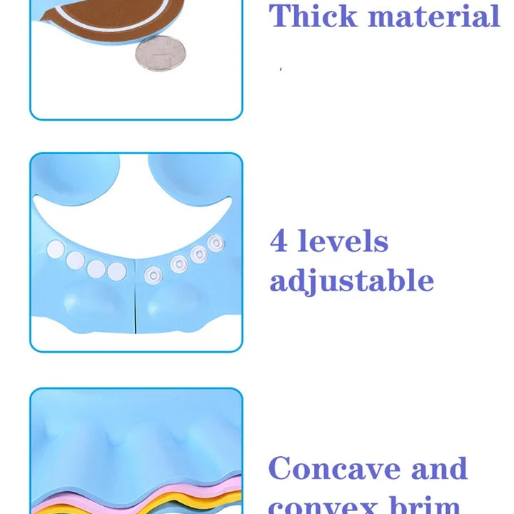 Chapéu de Banho Ajustável para Bebé