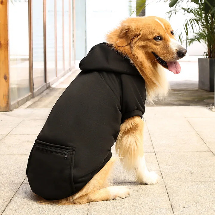 Sweatshirt com Capuz para Cães Grandes 🐶🧥