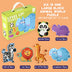 Puzzle de Madeira Animais Felizes – Jogo Educativo para Crianças