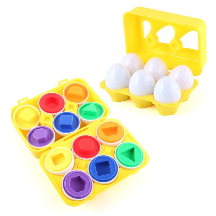 Ovinhos Mágicos Montessori – Jogo de Encaixe e Aprendizagem para Bebés