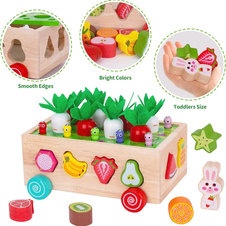 Jogo Educativo Montessori em Madeira