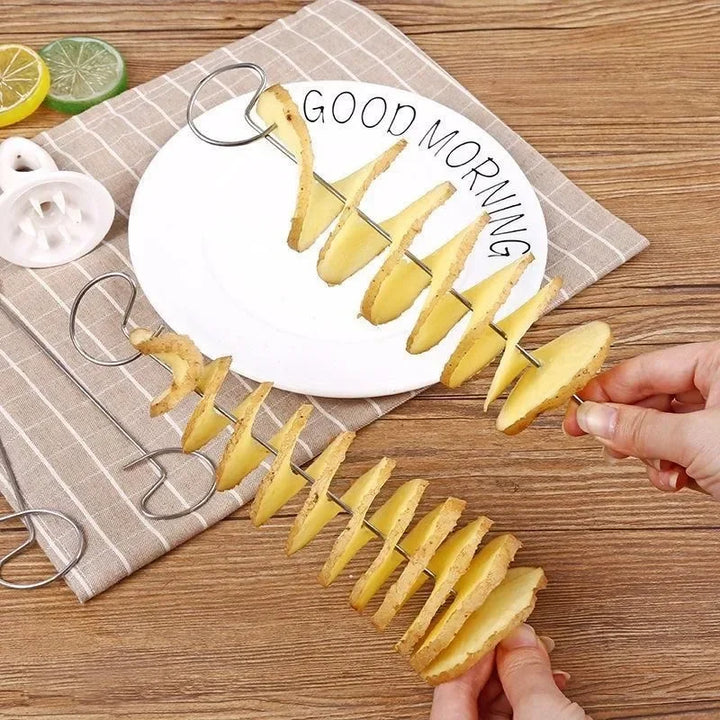 Cortador Espiral de Batata e Legumes
