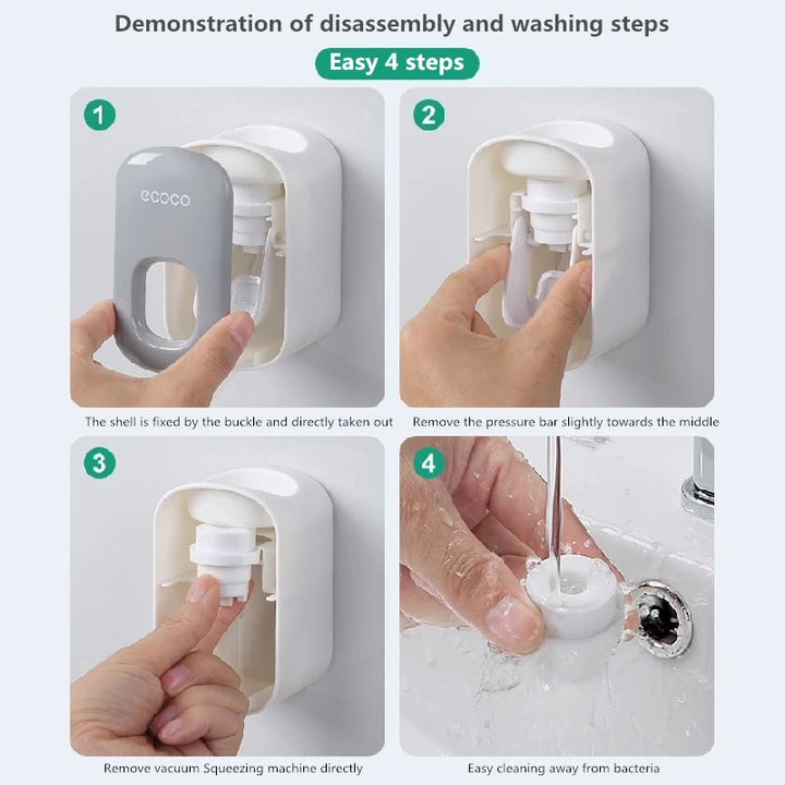 Dispenser Automático de Pasta de Dentes