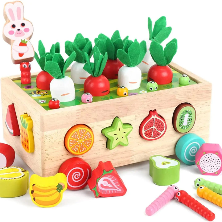 Jogo Educativo Montessori em Madeira