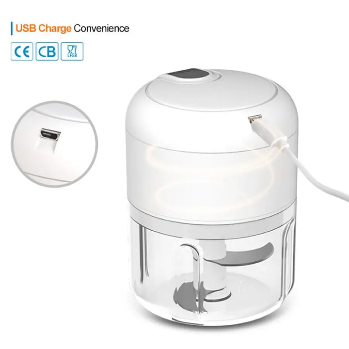 Mini Processador Elétrico Portátil 250ml