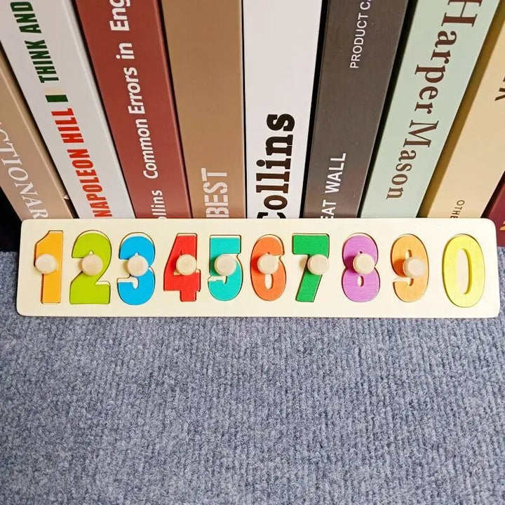 Blocos de Encaixe Montessori em Madeira – Jogo Educativo de Formas e Cores