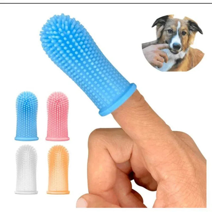 Escova de Dentes de Silicone para Cães