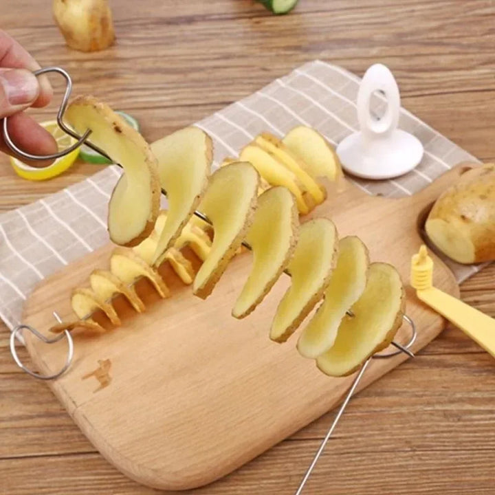 Cortador Espiral de Batata e Legumes