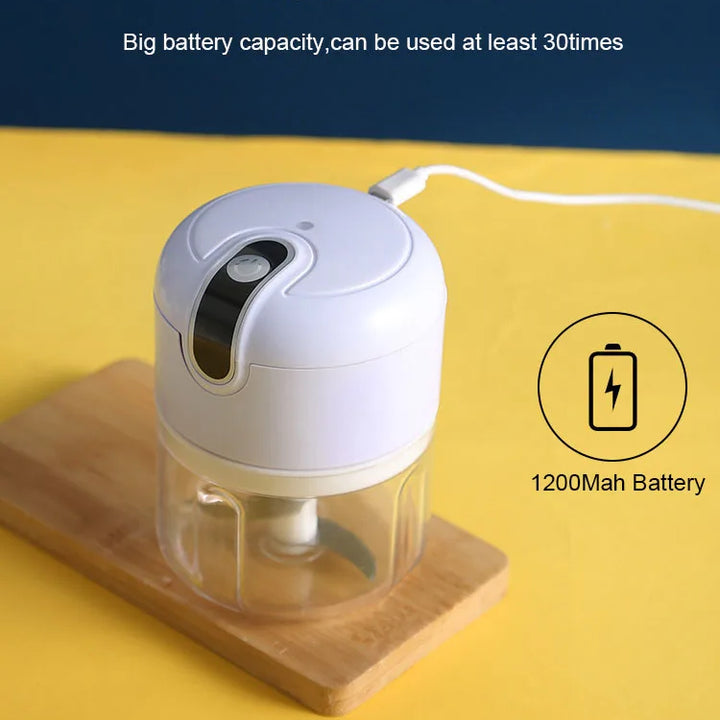 Mini Processador Elétrico Portátil 250ml