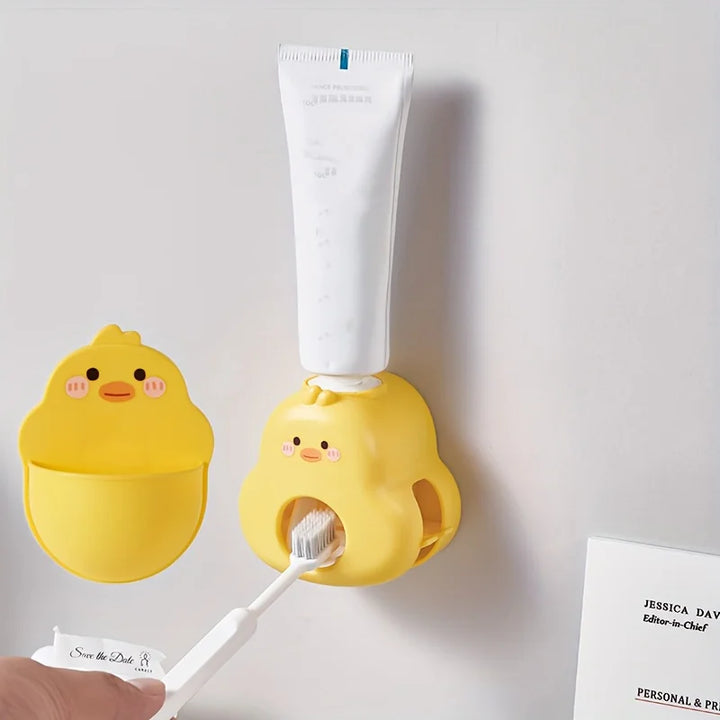 Dispensador de creme dental infantil