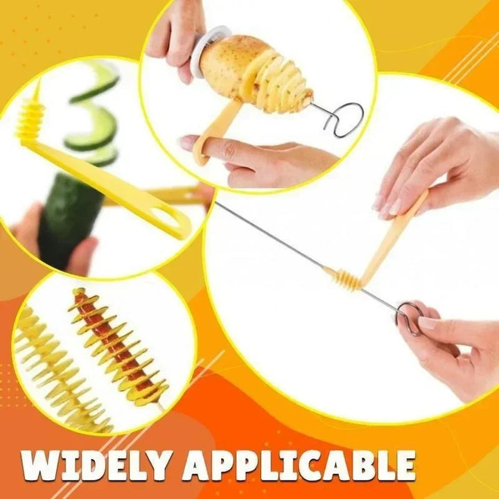 Cortador Espiral de Batata e Legumes