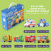 Puzzle de Madeira Animais Felizes – Jogo Educativo para Crianças