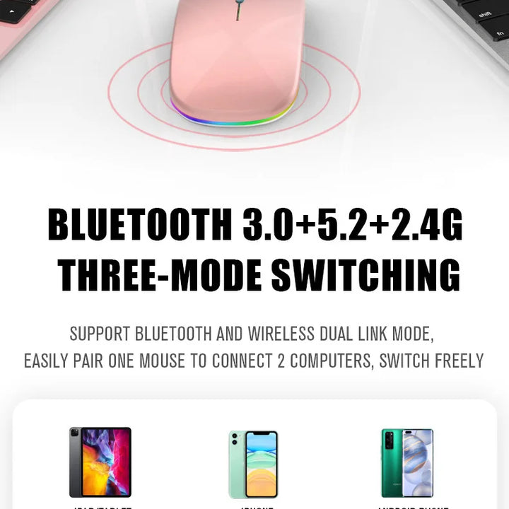 Rato Bluetooth 5.0 Zenite RGB