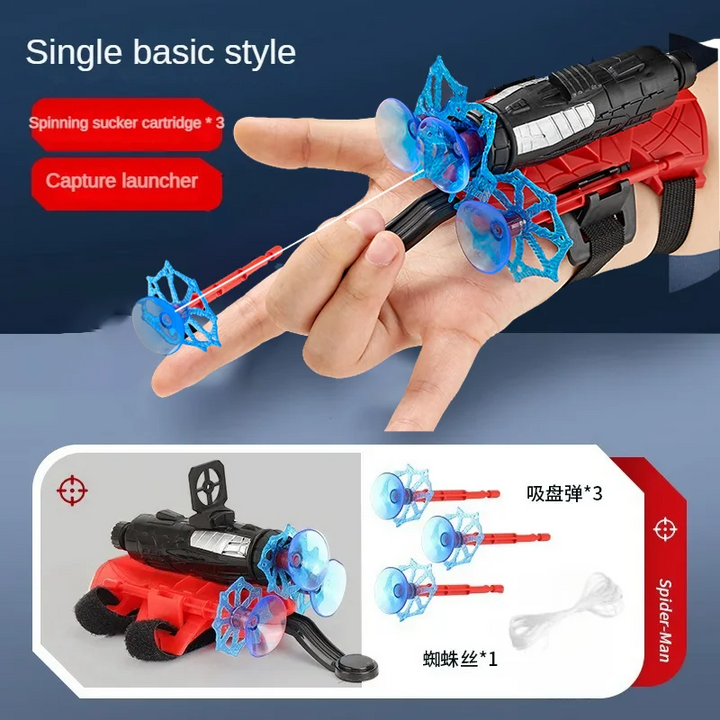 Lançador de Teias do Homem-Aranha + Mini Figura de Ação