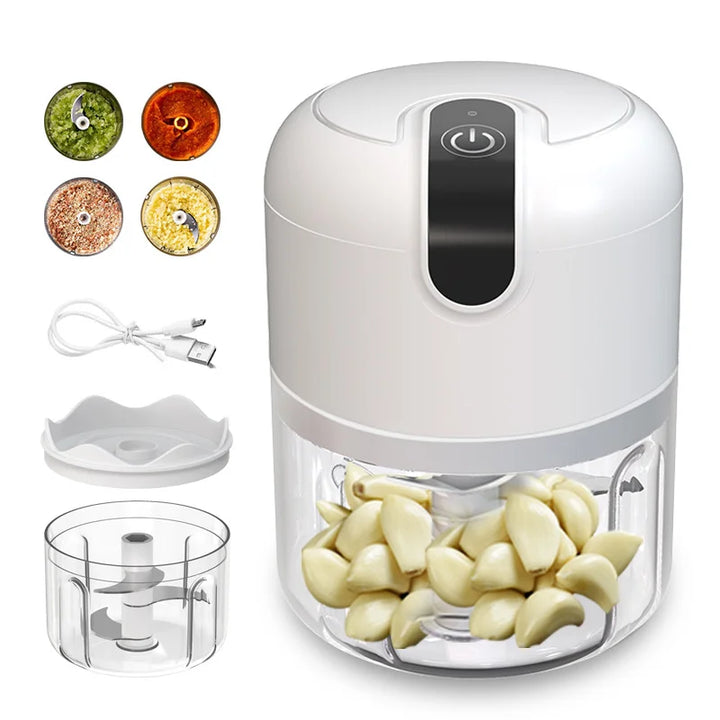 Mini Processador Elétrico Portátil 250ml
