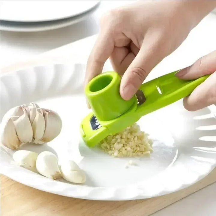 Mini Triturador de Alho Manual – Gadget Criativo para Cozinha