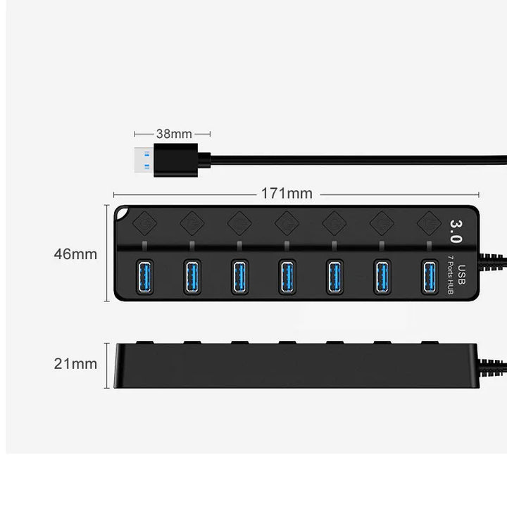 Hub USB Zenite Home 3.0