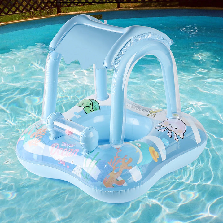 Boia Infantil com Cobertura – Flutuação Segura e Divertida para os Mais Pequenos!