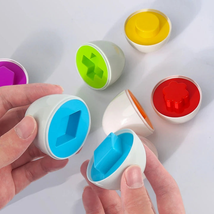 Ovinhos Mágicos Montessori – Jogo de Encaixe e Aprendizagem para Bebés