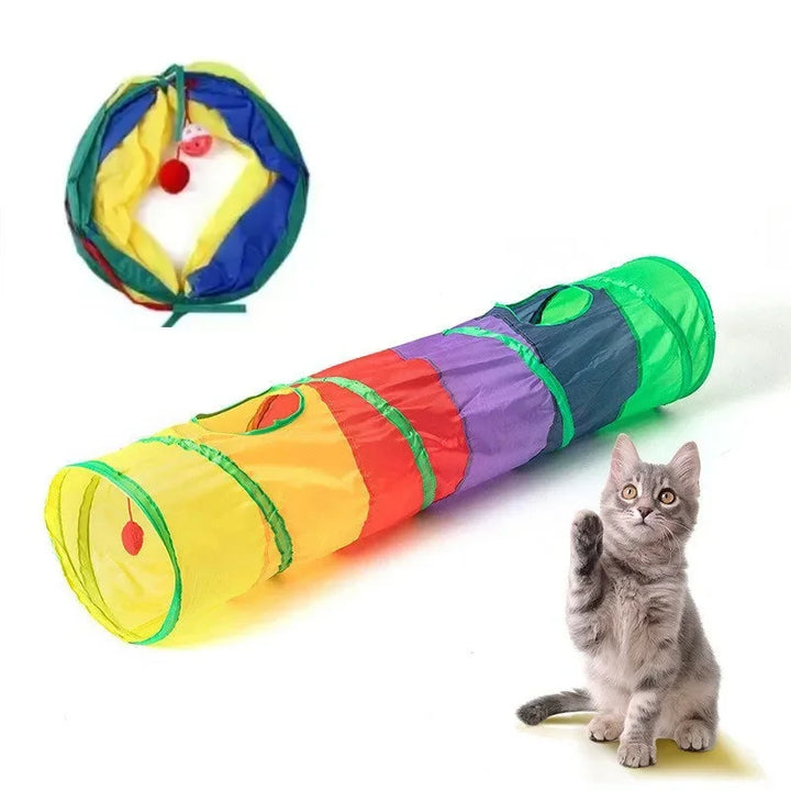 Túnel Interativo Dobrável para Pets