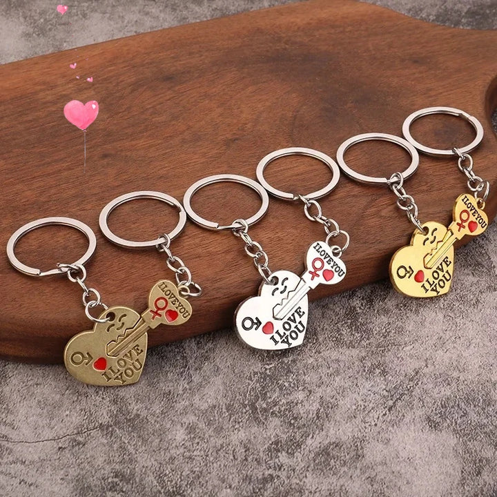 Conjunto de Porta-Chaves “I Love You”