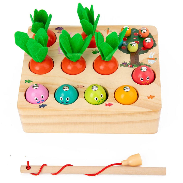 Jogo Educativo Montessori em Madeira