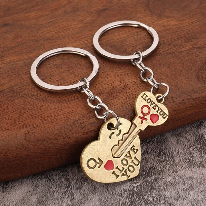 Conjunto de Porta-Chaves “I Love You”