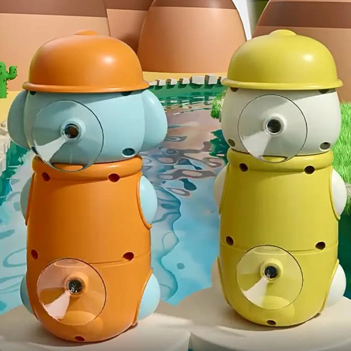 Brinquedo de Banho com Ventosa e Rodinhas de Água