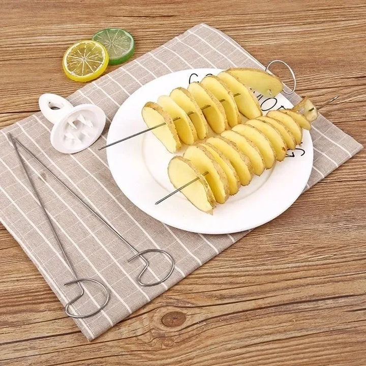 Cortador Espiral de Batata e Legumes