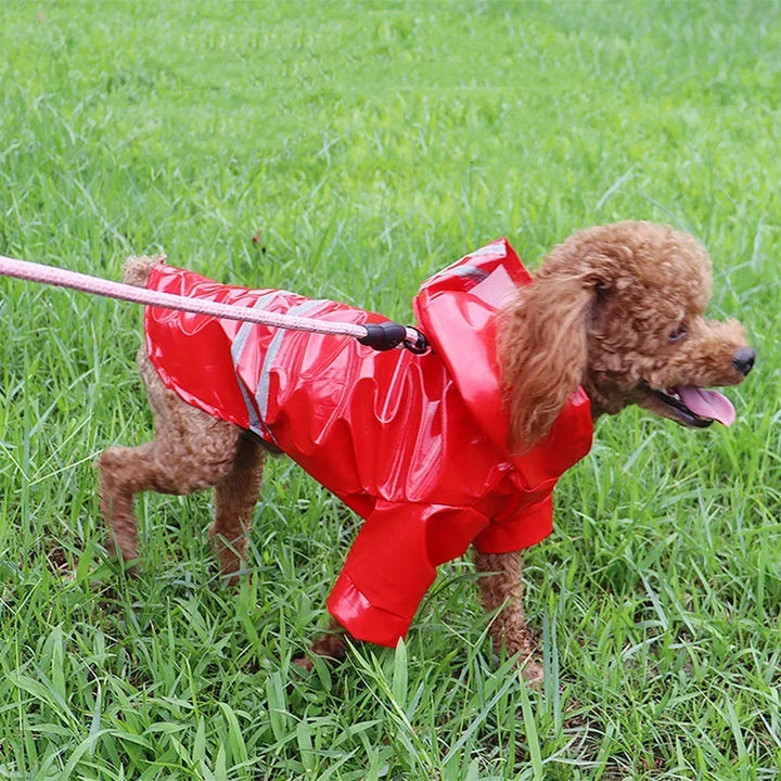 Capa Impermeável Reflectora para Cães e Gatos