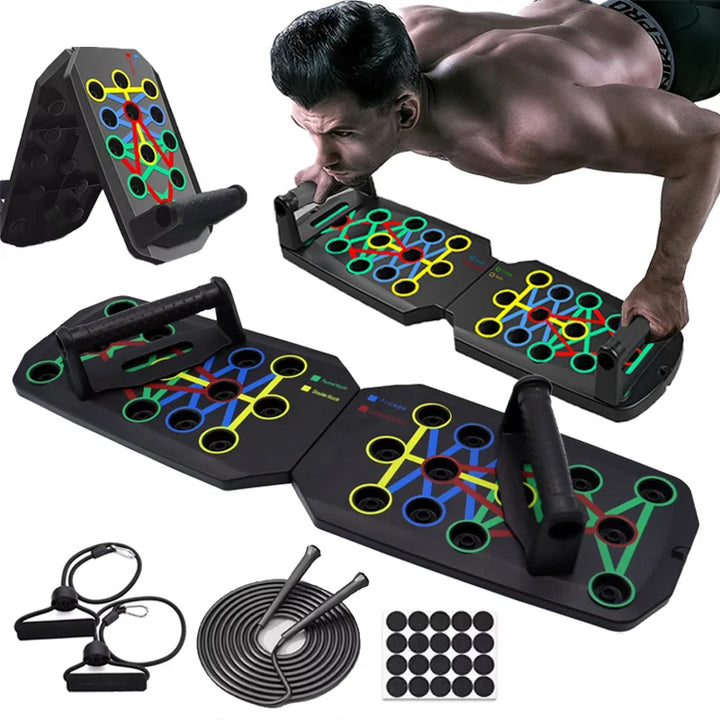 Placa de Flexões Multifuncional Dobrável