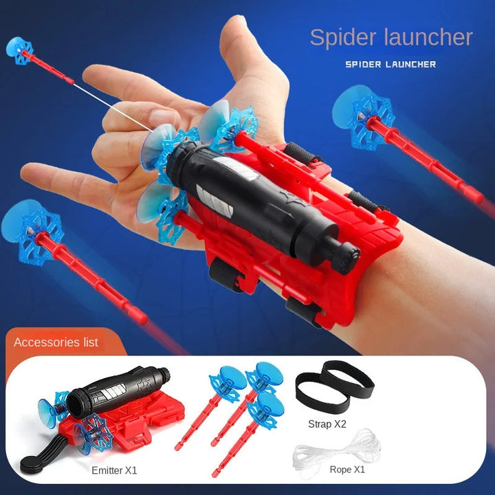 Lançador de Teias do Homem-Aranha + Mini Figura de Ação