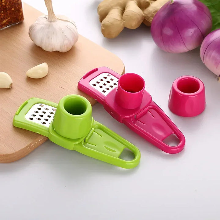 Mini Triturador de Alho Manual – Gadget Criativo para Cozinha