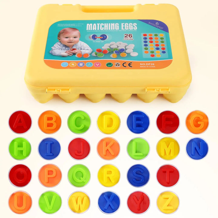 Ovinhos Mágicos Montessori – Jogo de Encaixe e Aprendizagem para Bebés