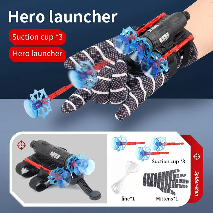 Lançador de Teias do Homem-Aranha + Mini Figura de Ação