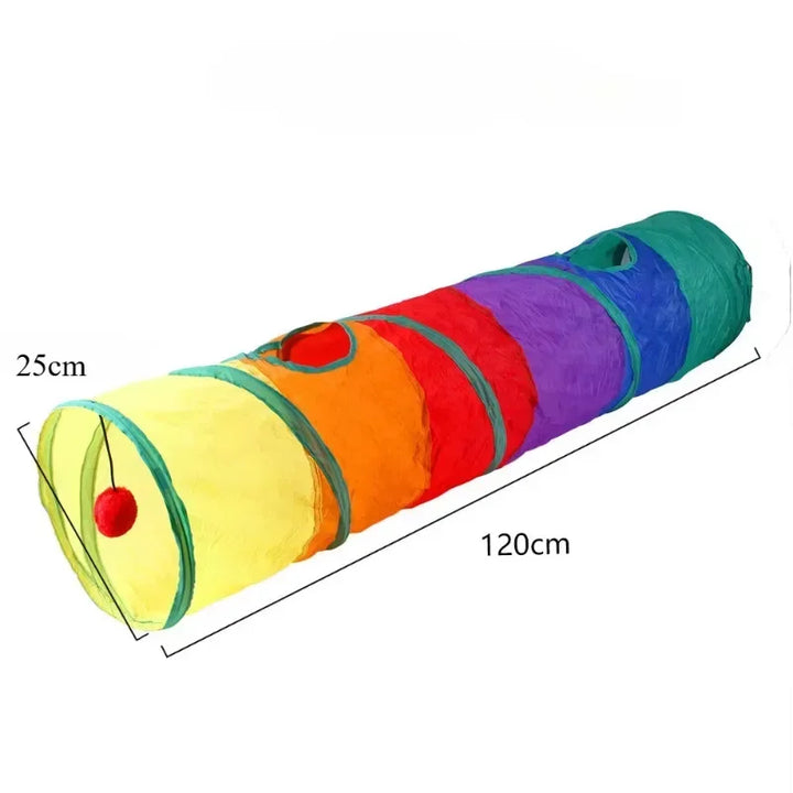 Túnel Interativo Dobrável para Pets