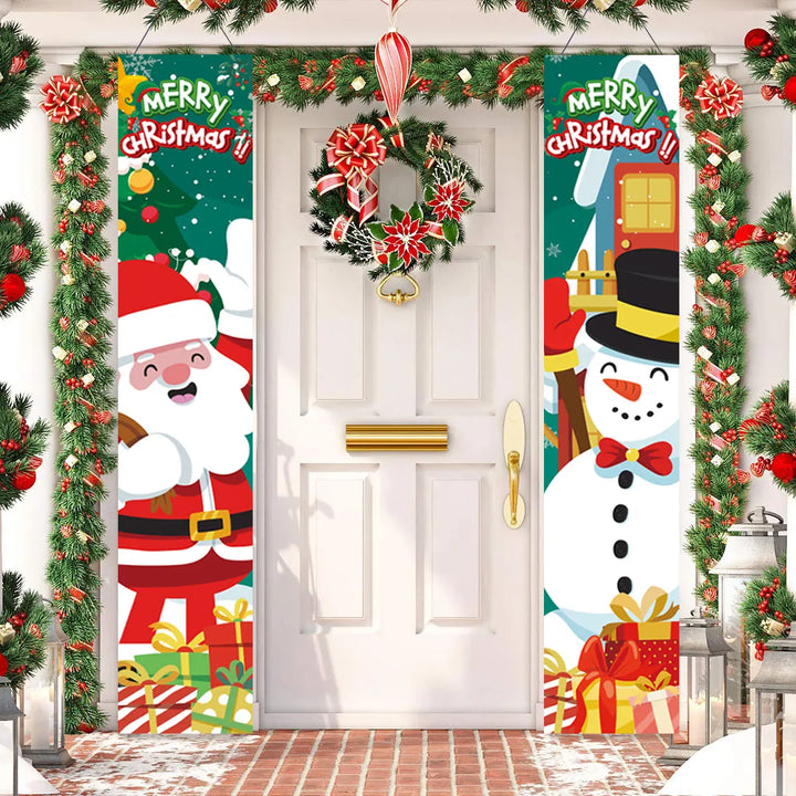 Banner Decorativo de Soldado Quebra-Nozes - Decoração de Porta Natal 2024